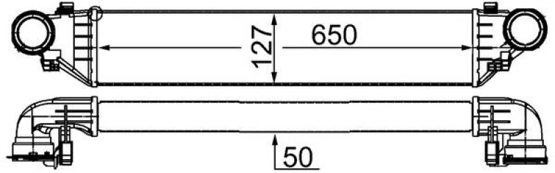 Image of Intercooler MAHLE CI 343 000S