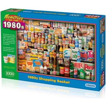 image of 1980s Shopping Basket Jigsaw Puzzle - 1000 Pieces