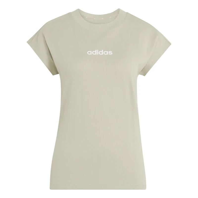 Image of Adidas Womens cotton T-Shirt adidas Essentials Marron Female M