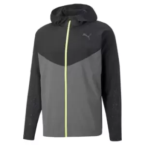 Puma Reflective Mens Running Jacket - Grey