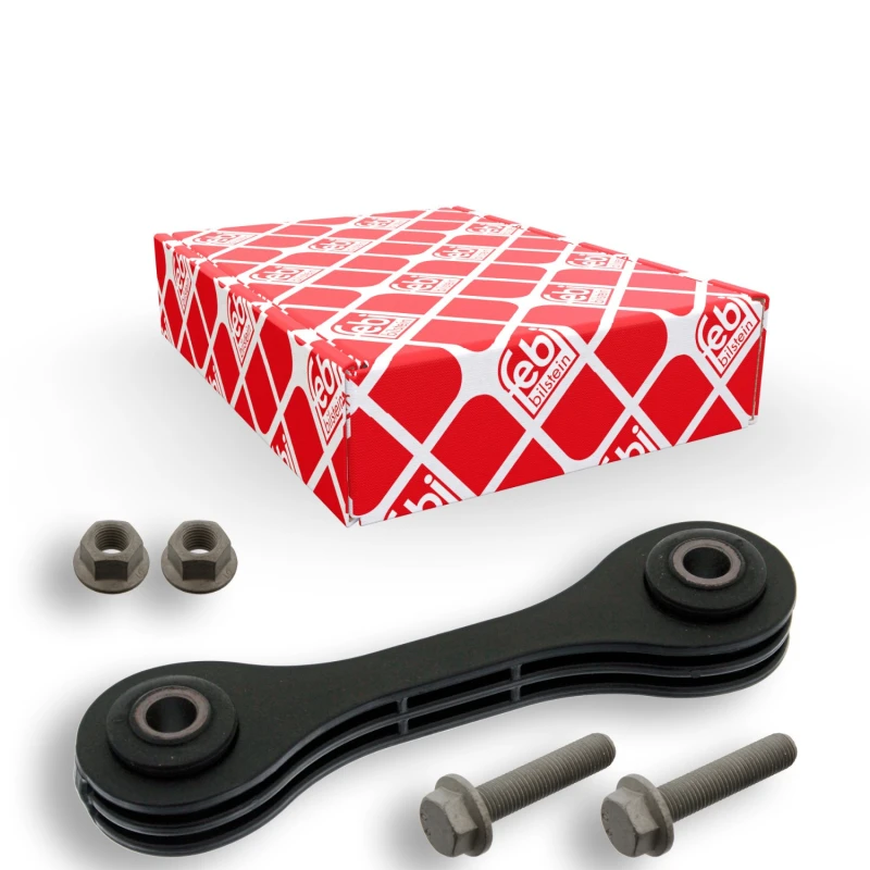 Image of FEBI BILSTEIN 45784 Anti-roll bar link with nuts, with bolts/screws Plastic Link Stabiliser (3229)