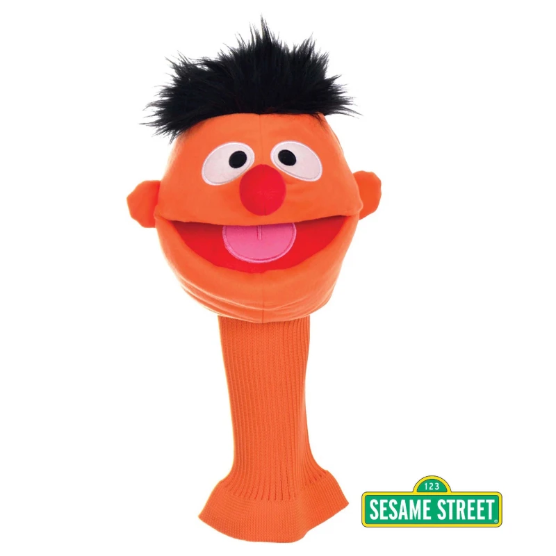 Image of Sesame Street Sesame Street Ernie Living Puppets Golf Headcover in Orange Orange One Size Unisex 4260300831902