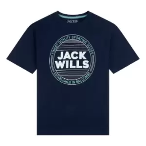 image of Jack Wills Regular Fit T-Shirt Junior Boys - Blue