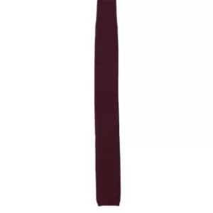 Image of Boss Tie 6cm knitted - Red