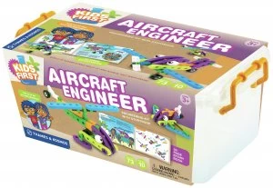 image of Thames and Kosmos Kids First Aircraft Engineer Kit with Book