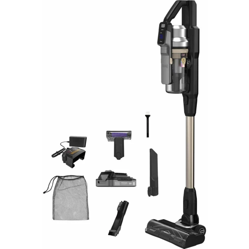 Image of Black and Decker BSV525BLP 18v Cordless Brushless Powerseries Pet Vacuum Cleaner 1 x 2.5ah Li-ion Battery Charger BSV525BLP