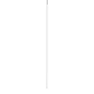 Image of Filo Tall Slim Pendant Ceiling Light White 3000K