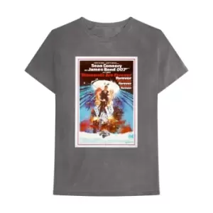 Image of James Bond 007 - Diamonds Are Forever Unisex XX-Large T-Shirt - Grey