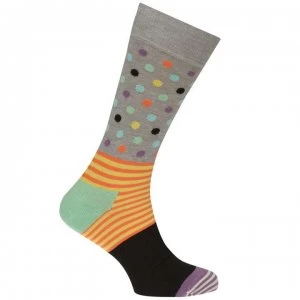 image of Happy Socks 1 Pack Stripe and Dot Socks - 9700