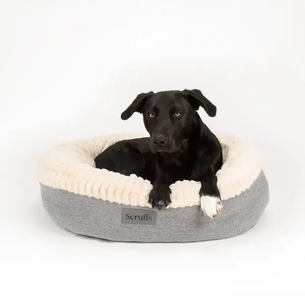 Image of Scruffs Ellen Donut Pet Bed Light Grey