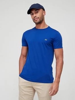 Image of Lacoste Sports Golf Classic Fit Pima Cotton T-Shirt - Navy, Size L, Men
