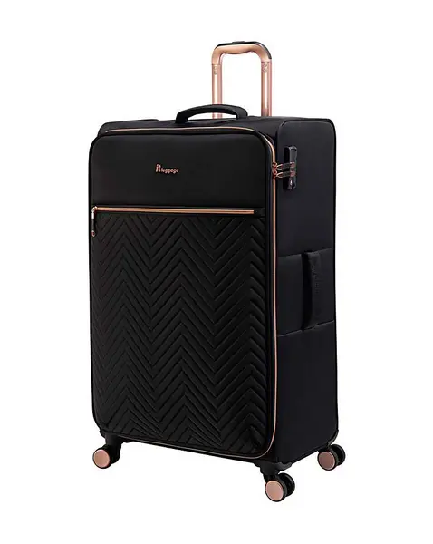 Image of IT Luggage Large Black Suitcase