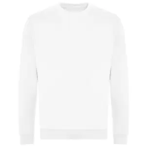 Image of Awdis Mens Organic Sweatshirt (M) (Arctic White)