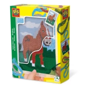 image of SES CREATIVE Embroidery Horse Set, 6 to 12 Years (00867)