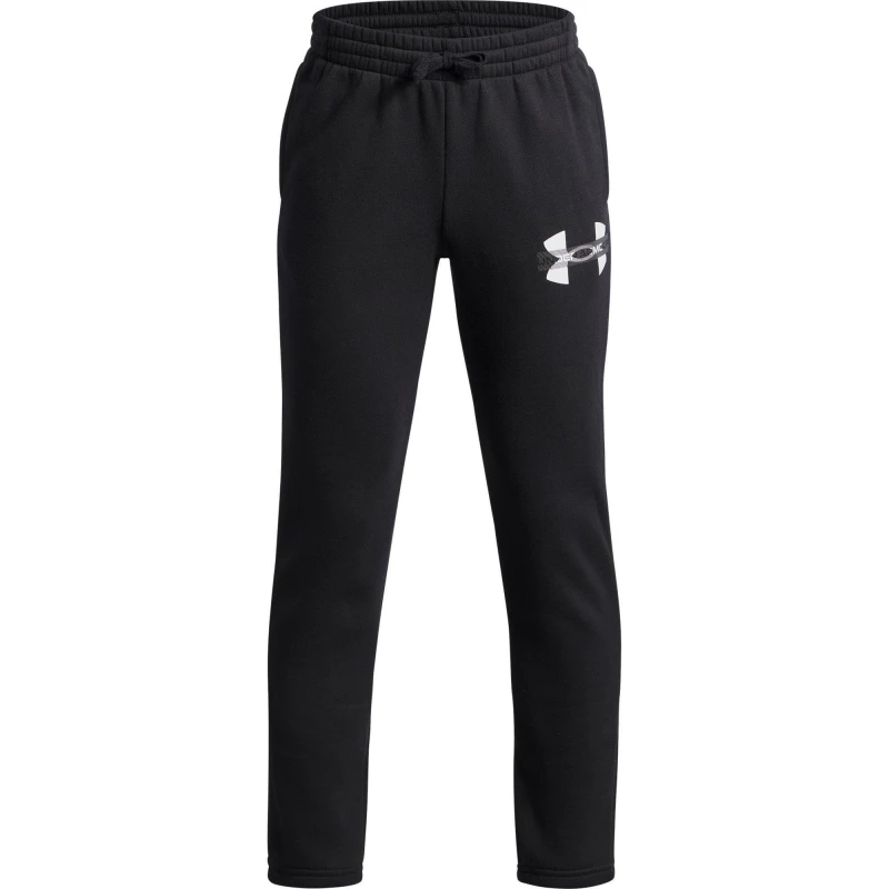 Image of Under Armour Kids Rival Closed Hem Fleece Jogger Black male 7-8 (S)
