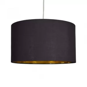 Image of Reni XL Pendant Shade in Black and Gold