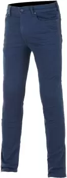 Image of Alpinestars Cerium Tech-Stretch Riding Motorcycle Jeans, blue, Size 30, blue, Size 30