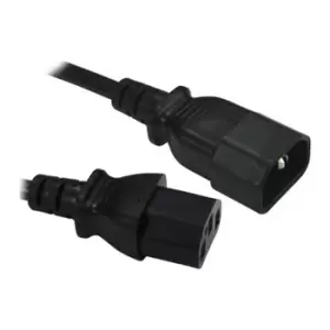 image of Scan 5m Kettle Lead Extension C13 to C14 Power Cable/Connector Black