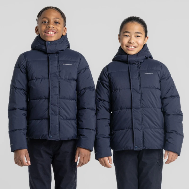 Image of Craghoppers Brandon Hooded Jacket Mid Navy male