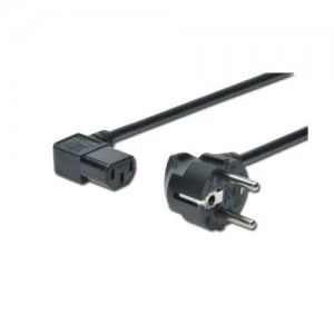 image of ASSMANN Electronic AK-440102-018-S power cable Black 1.8 m CEE7/7 C13 coupler