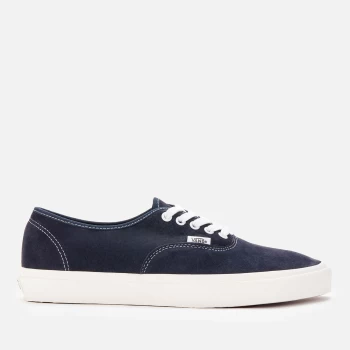 Image of Vans Mens Suede Authentic Trainers - Parisian Night/Snow White - UK 10