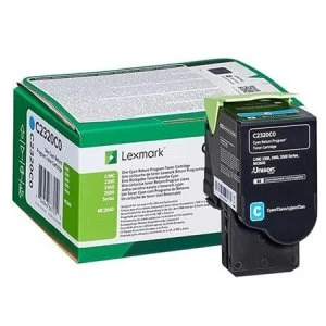 image of Lexmark B23230C0 Cyan Laser Toner Ink Cartridge