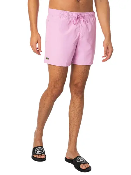 Image of Lacoste Logo Swim Shorts Rose XL