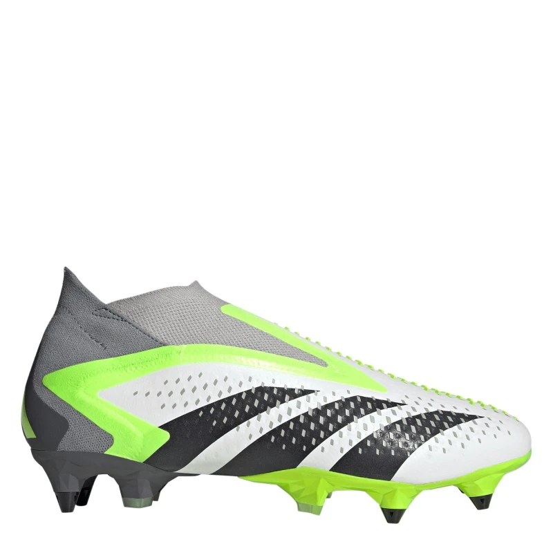 Image of adidas Predator Accuracy + Soft Ground Football Boots - White White 6.5
