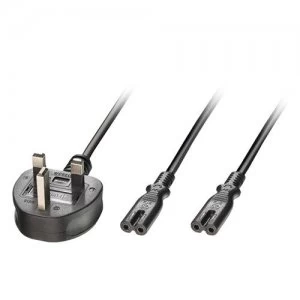 Image of Lindy 30372 power cable Black 2.5 m