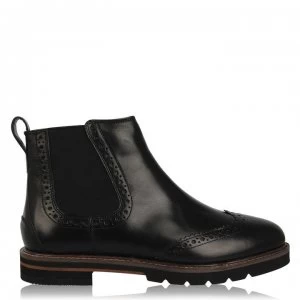 Image of Firetrap Brogue Chelsea Boots Ladies - Black