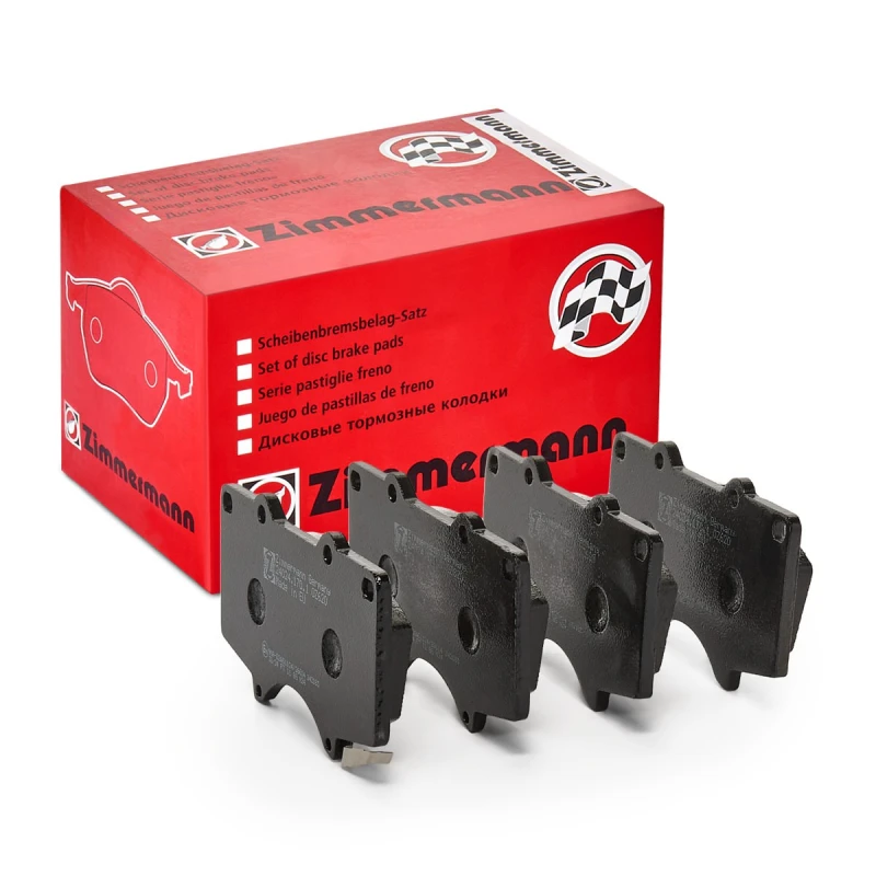 Image of ZIMMERMANN 24024.170.1 Brake pad set Front Axle, with acoustic wear warning, Photo corresponds to scope of supply Brake Pad Set,disc brake (402)