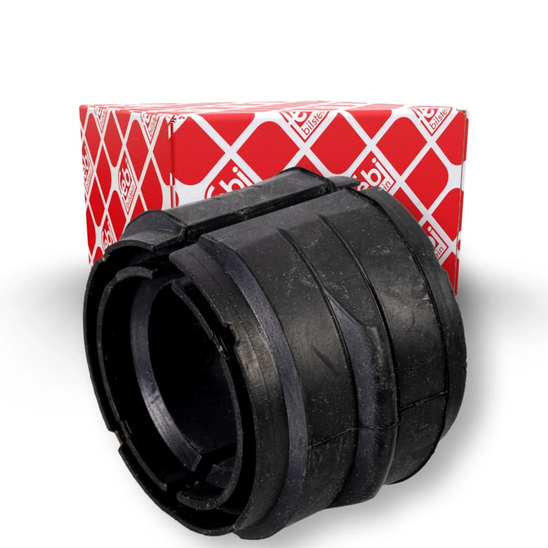 Image of FEBI BILSTEIN 174509 Stabilizer Bushes Front Axle, Rubber Rubber Anti-roll Bar Bush Kit (1334)