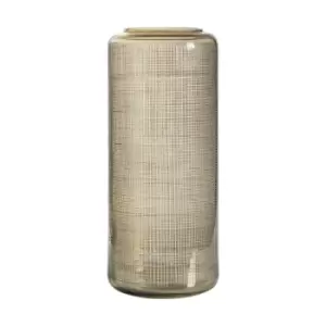 Image of Gallery Interiors Bessan Mesh Cut Brown Candle Holder