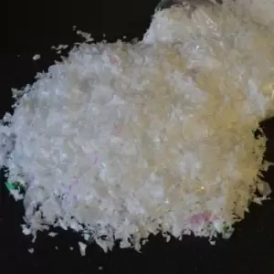 Image of 3 Pack of 150 Grams (8 Pints) Fake / Frosted Iridescent Christmas Snow Decoration