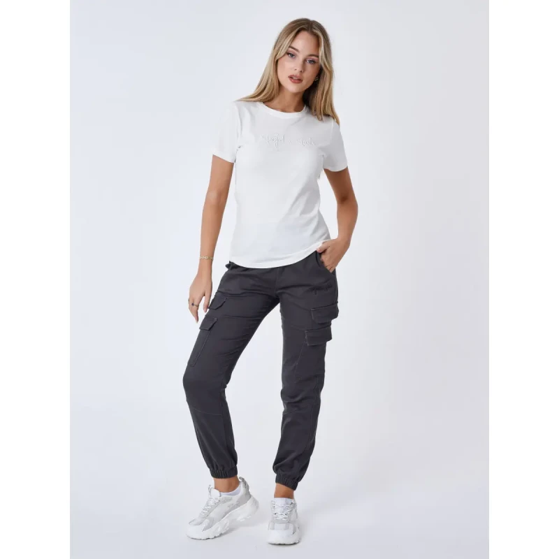 Image of Project X Paris Womens multi-pocket cargo Trousers Project X Paris Gris Female S