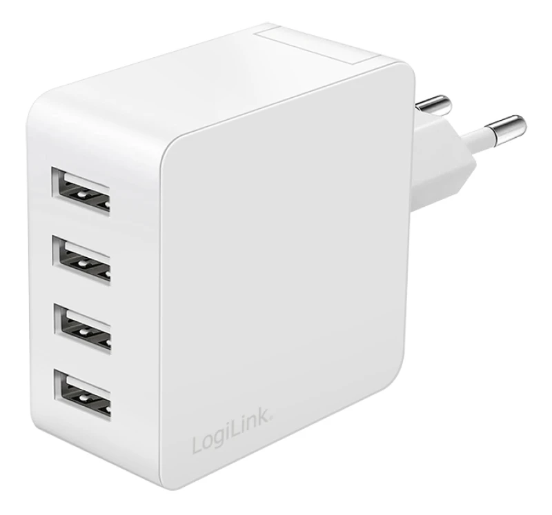 Image of LogiLink PA0336W mobile device charger Universal White AC Fast chargin