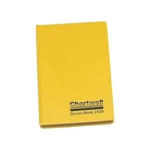 Image of Chartwell 7.5" x 4.75" 80gm2 Collimation Level Survey Book Yellow