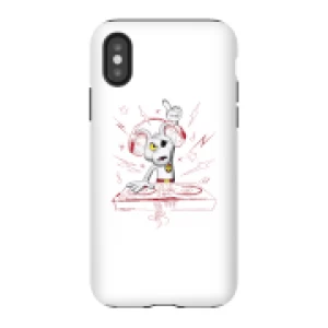 image of Danger Mouse DJ Phone Case for iPhone and Android - iPhone X - Tough Case - Gloss