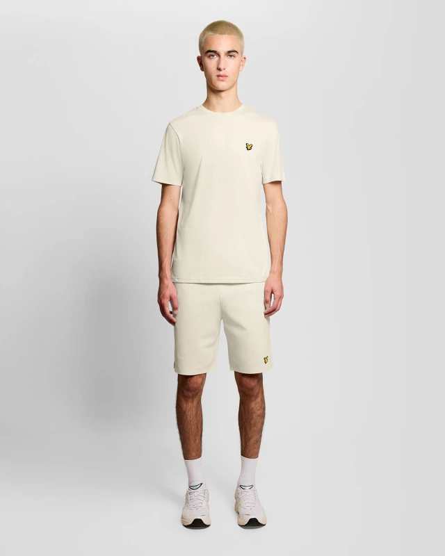 Image of Lyle & Scott Mens Sports Lightweight Sweat Shorts in Beige