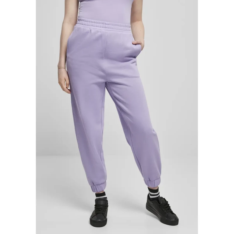 Image of Urban Classics Pantaloni da donna Urban Classics organic taille haute ballon Bleu Female S