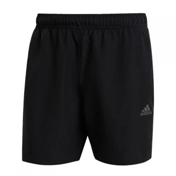 image of adidas Short-Length Colorblock 3-Stripes Swim Shorts Mens - Black / Grey Six