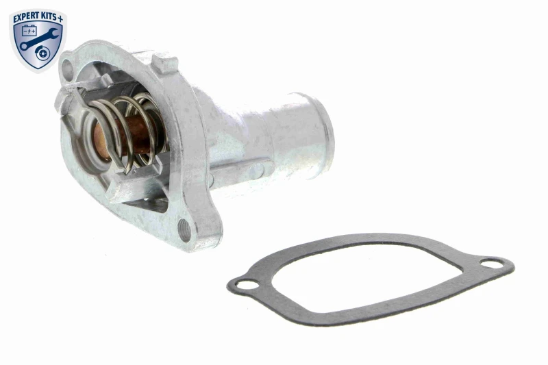 Image of VEMO V24-99-0019 Engine thermostat Opening Temperature: 87°C, with gasket/seal, Metal Housing Thermostat,coolant (316)