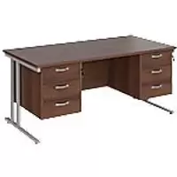 image of Dams International Desk MC16P33SW 1,600 x 800 x 725 mm