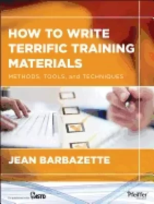 Image of how to write terrific training materials methods tools and techniques