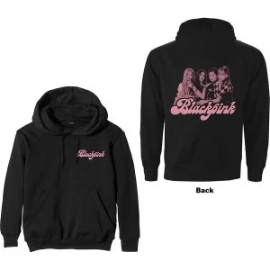 Image of BlackPink - Photo Back Unisex Large Hoodie - Black