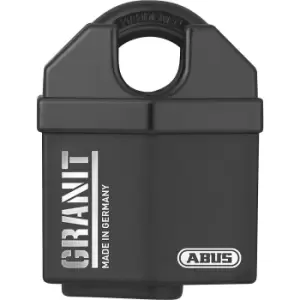 image of ABUS GRANIT padlock, steel, 37/60 B/DFNLI, black