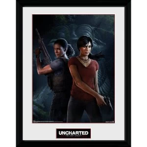 image of Uncharted The Lost Legacy Cover Framed Collector Print