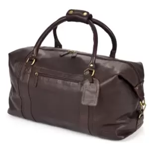 image of Eastern Counties Leather Large Holdall Bag (One size) (Brown)