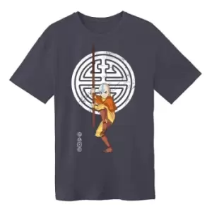 image of Avatar: The Last Airbender T-Shirt Anng With Symbols Size L