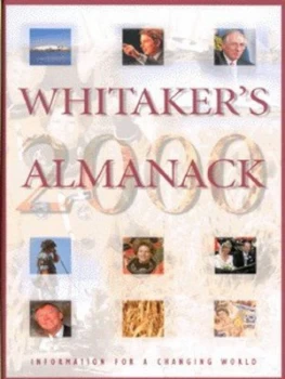 Image of Whitakers Almanack 2000 Hardback